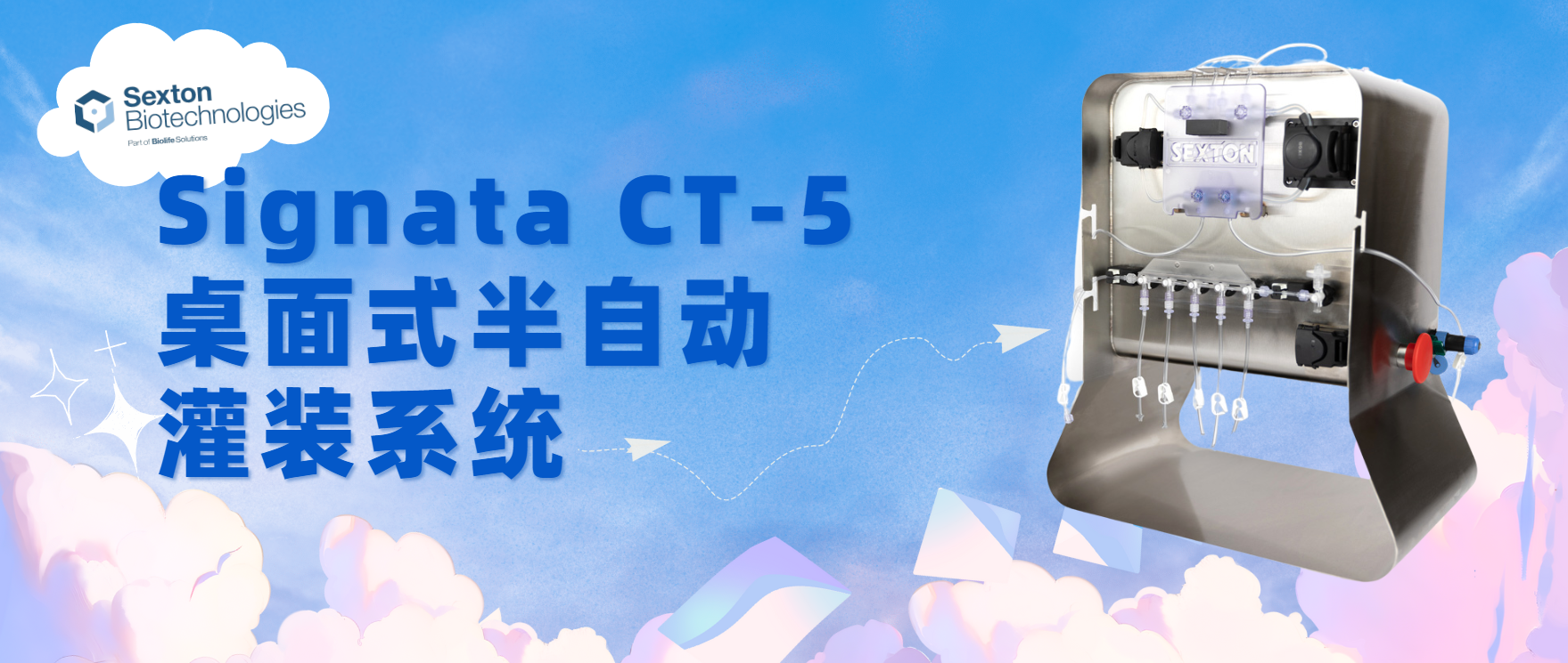 Sexton CT-5：一台可高速度、高精度灌装的制剂灌装系统