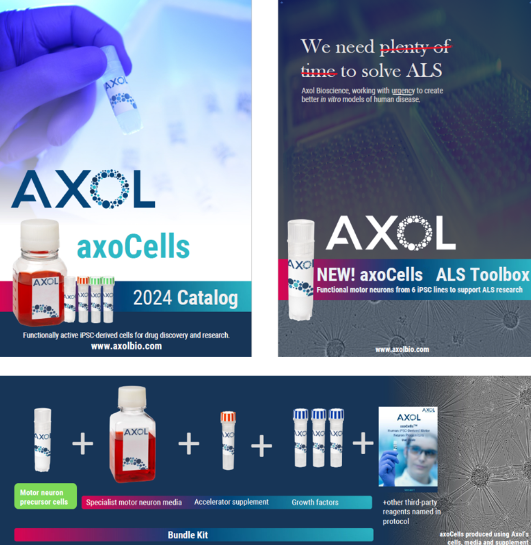 AXOL iPSC神经元和心肌细胞产品