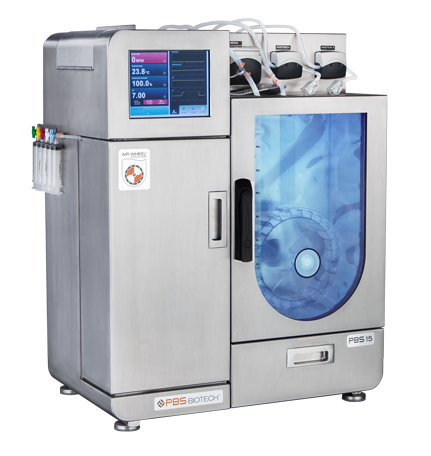 PBS Biotech垂直轮一次性生物反应器