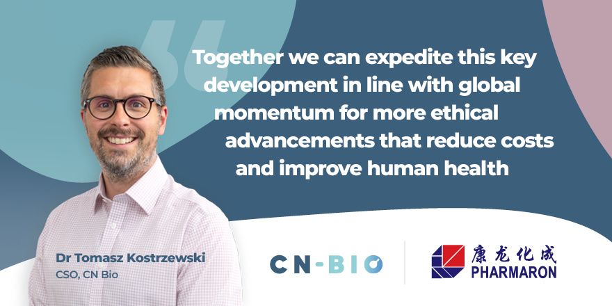 曼博生物代理的器官芯片企业CN-Bio与康龙化成建立长期战略合作