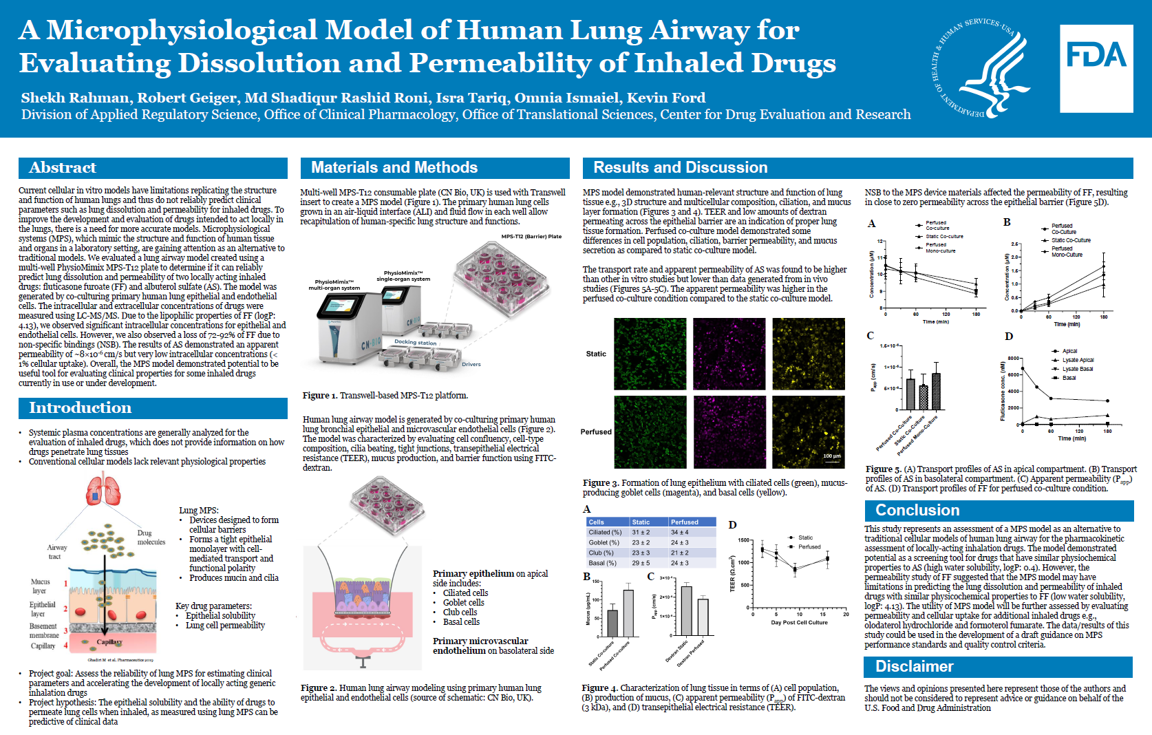 FDA评估CN Bio的肺模型