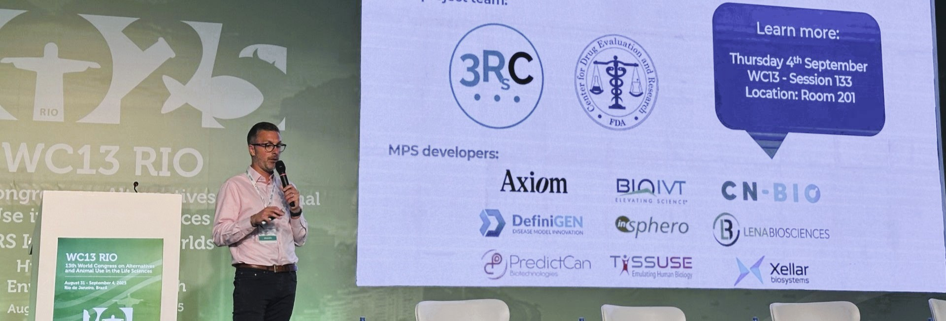 CN Bio的CSO在里约热内卢参加WC13