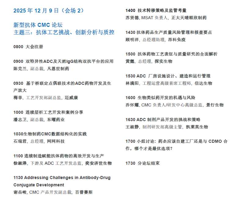 BIFT 2025会议日程2